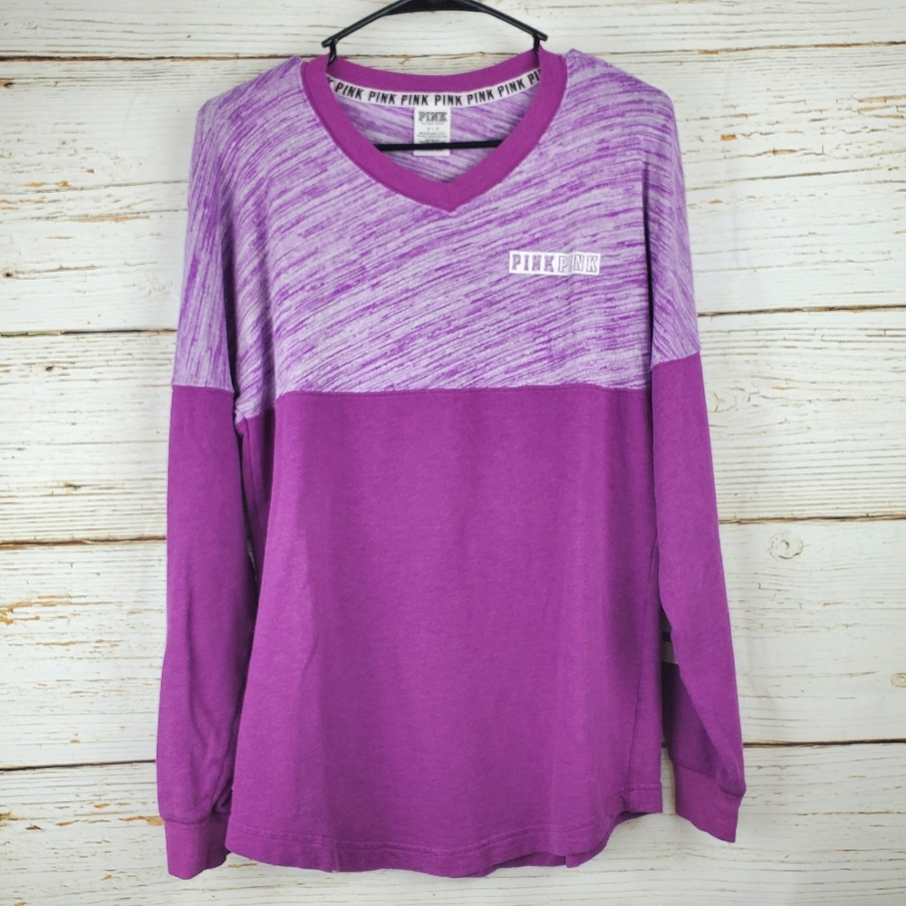 PINK Victoria's Secret Purple Top - Picture 1 of 3